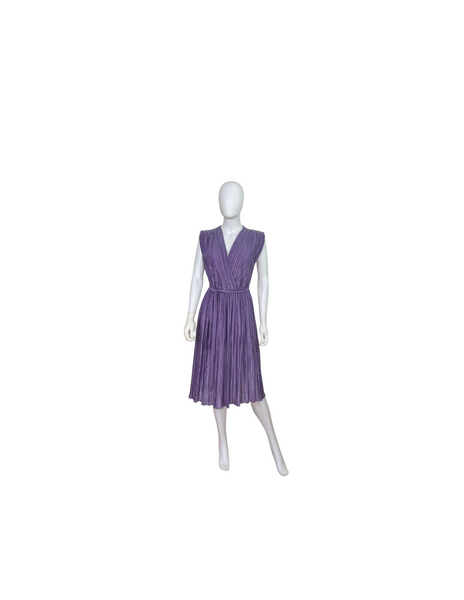 Vintage Shimmer Jen Jen New York Chiffon Dress
