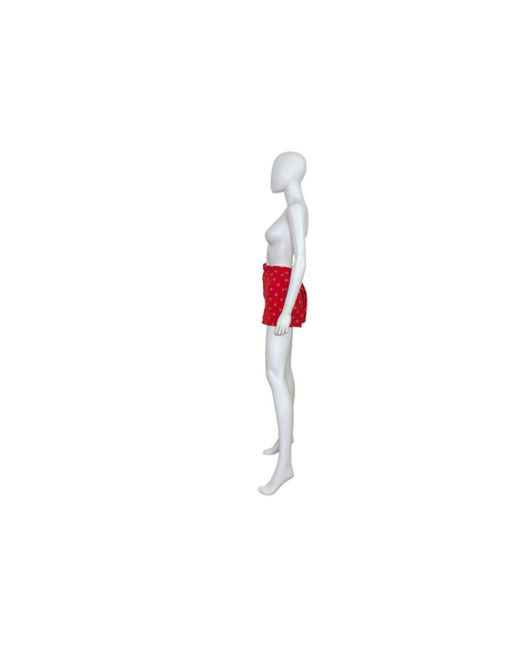 Vintage High Waist Red Sailor Shorts