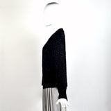 Vintage Black Sequin Jacket- NEW