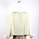 Vintage Cream Sequin Jacket