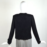 Vintage Black Sequin Jacket- NEW