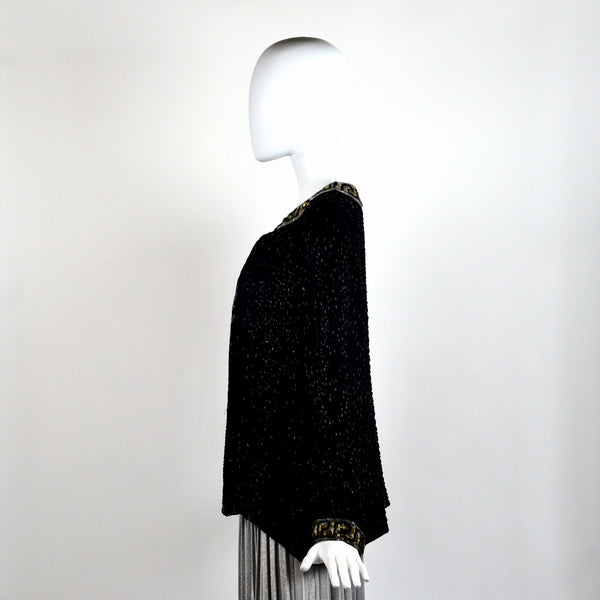 Vintage Egyptian Style Sequin Jacket