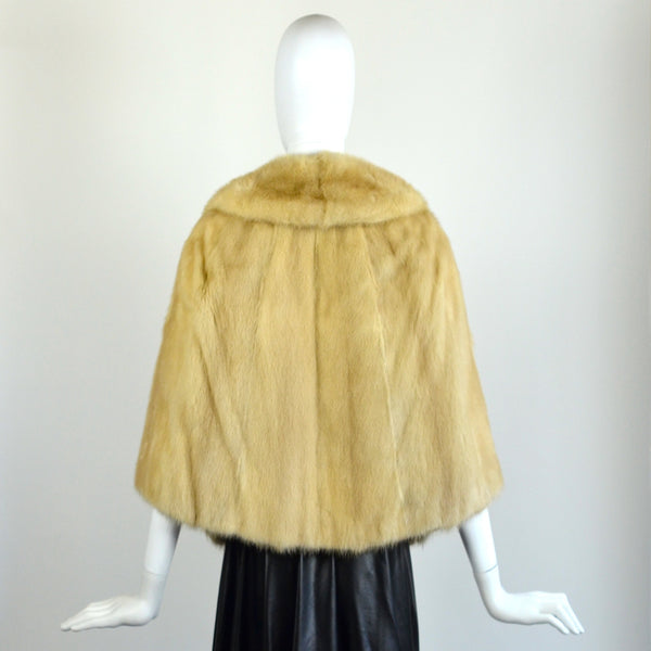 Vintage Cream Fur Stole