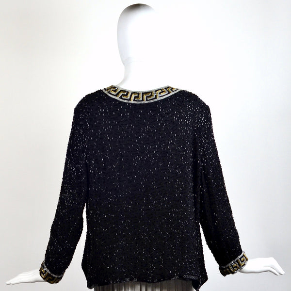 Vintage Egyptian Style Sequin Jacket