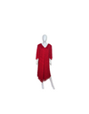 Vintage Red Flapper Fringe Dress