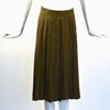 Vintage Military Style Pleated Skirt