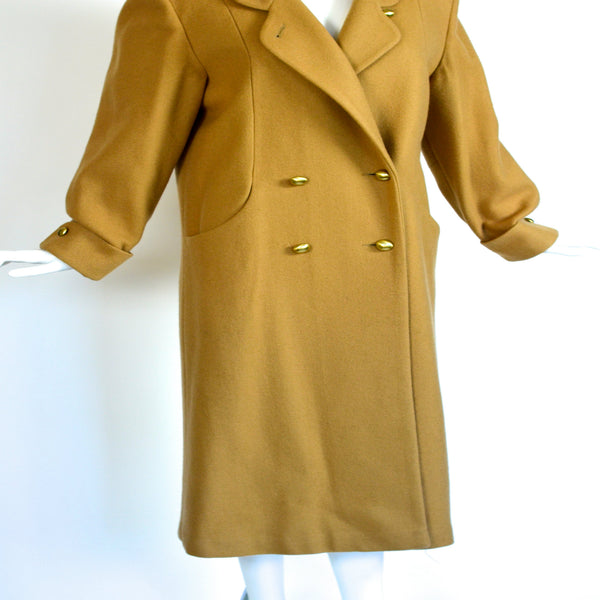 Vintage Camel Wool Coat